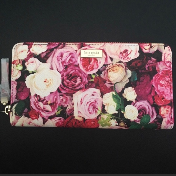 kate spade flower wallet